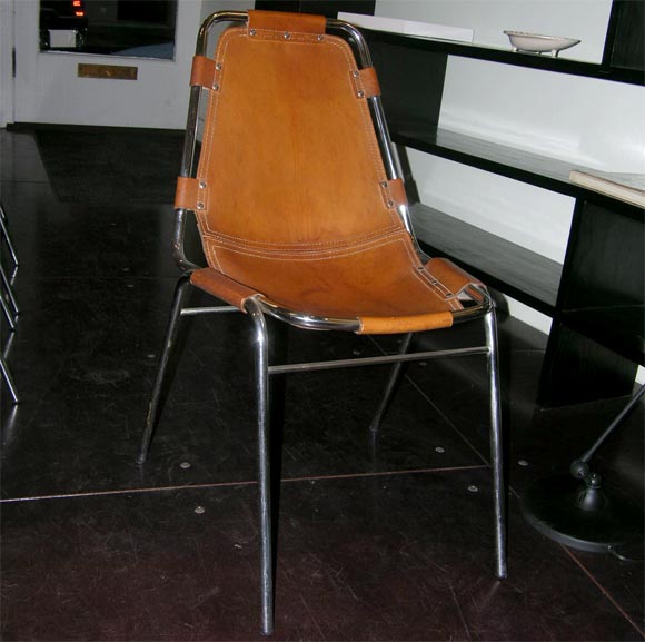 French Set Of Four Charlotte Perriand Chairs