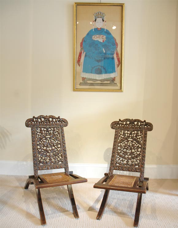 Pair of Anglo-Indian Veranda Chairs