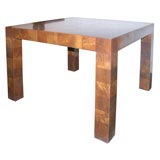 Walnut Game table by Paul Evans