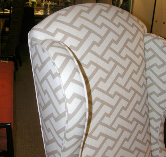 Upholstery The Warren Wingback by Duane Modern For Sale
