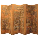 Painted Screen on Canvas