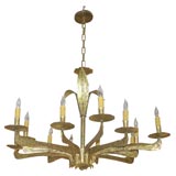 Gilt Iron 12-Arm Fixture