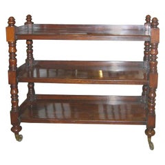 English Mahogany Trolley