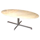 Marble top table by Knoll