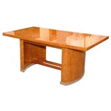 Art Deco maple table by D.I.M.