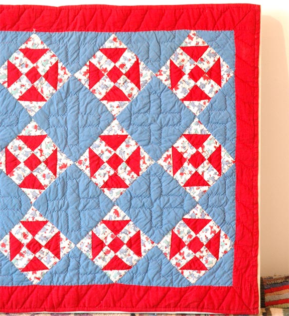 red white and blue quilts for sale