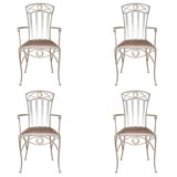 Set of Four Early 20th Century Arts and Crafts Armchairs