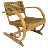 Beechwood Chair with rope Webbing
