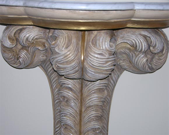 Pair of Plaster Console Tables by Maison Jansen For Sale 2