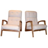Pair of Armchairs in the Style of Pierre Guariche