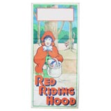 Vintage Little Red Riding Hood Playhouse Poster