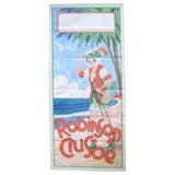 Vintage Robinson Crusoe Playhouse Poster
