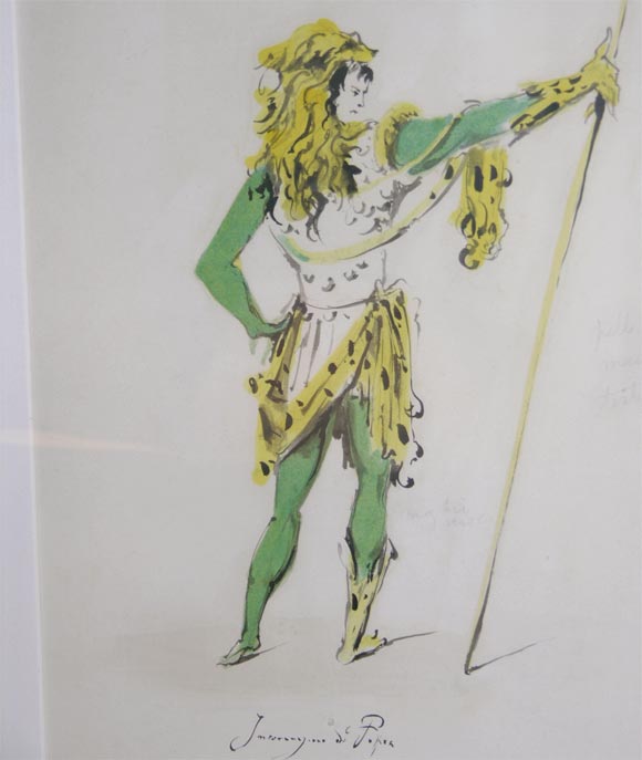 Fabrizio Clerici Costume Drawings For Sale 1