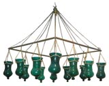 Square Egyptian Chandelier