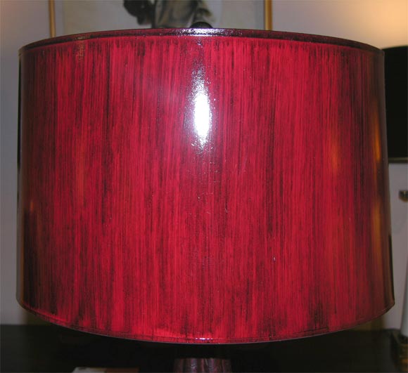 Vintage Leather/Croc Lamp 1