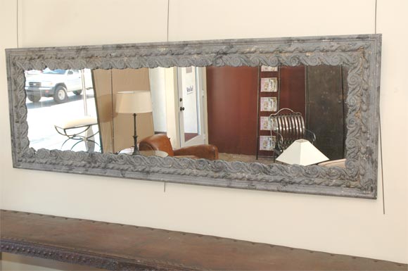 Mercury Mirror with Zinc Frame