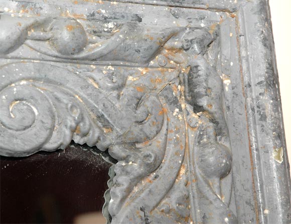 Zinc Framed  Mirror 1