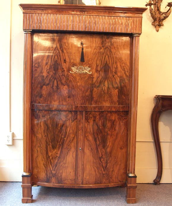 Antique Biedermeier secretary.