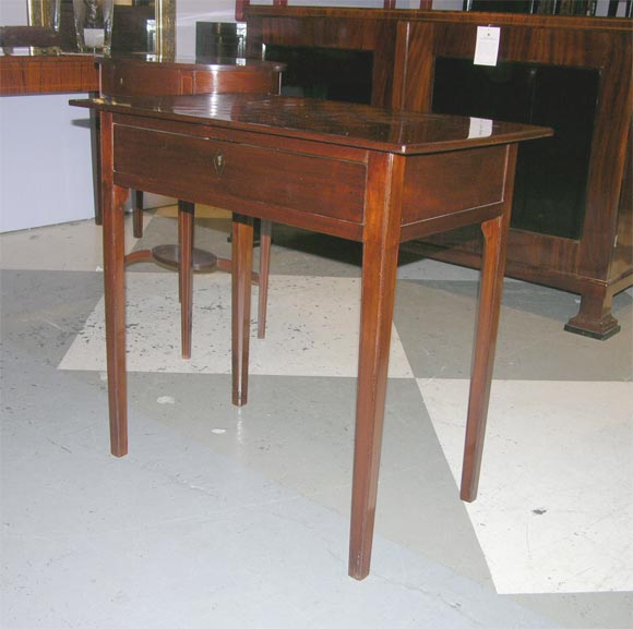 Scandinavian Game Tablewith inlaid Chess Top