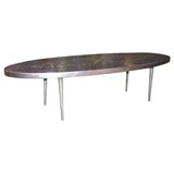 Oval Tile Top Table