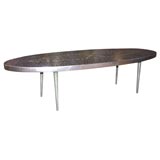 Vintage Oval Tile Top Table