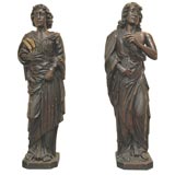 Pair of 17th. century Tuscan Angels