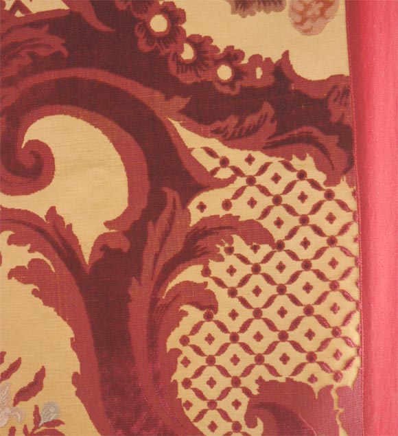 Pair of Italian Silk Velvet Panels from San Moise' For Sale 2