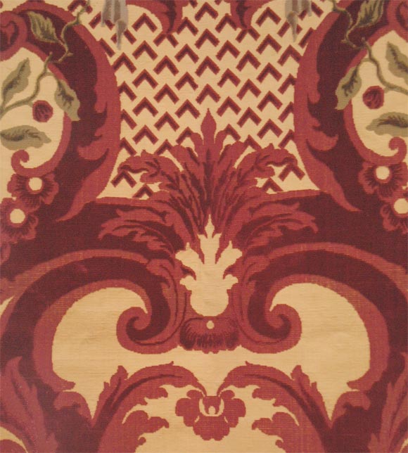 Pair of Italian Silk Velvet Panels from San Moise' For Sale 3