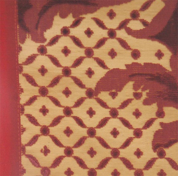 Pair of Italian Silk Velvet Panels from San Moise' For Sale 5