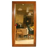 American oak frame mirror