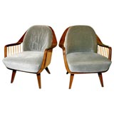 Pair of Elegant Swedish Armchairs