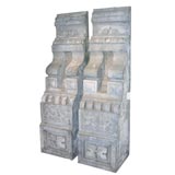 Pair of Architectural Zinc Corbels