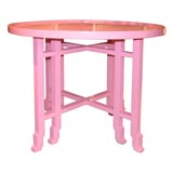 Coral Colored Lacquered Table