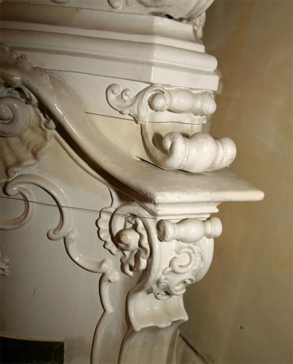 Rococo Faience Palace Stove 5