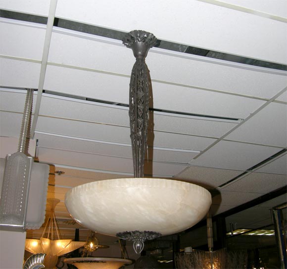 Art Deco Chandelier by Louis Katona