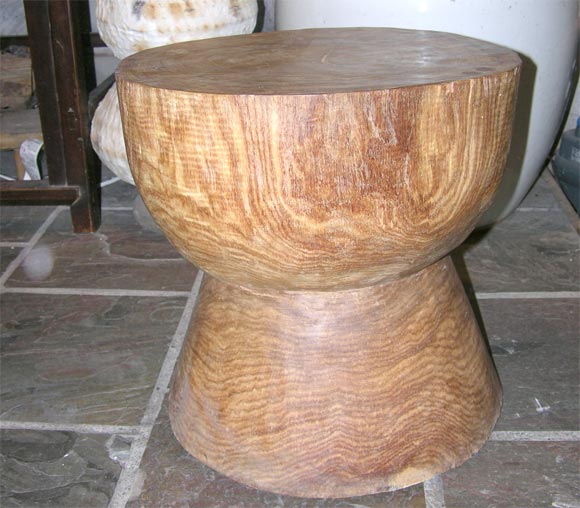 African drum stool