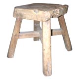 very rustic farmer's stool