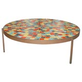INCREDIBLE TILE TOP COFFEE TABLE