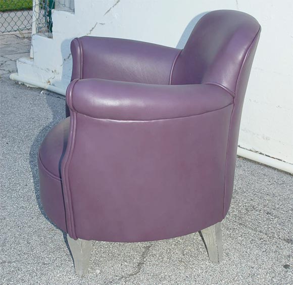 French Precious Purple Childs Chair