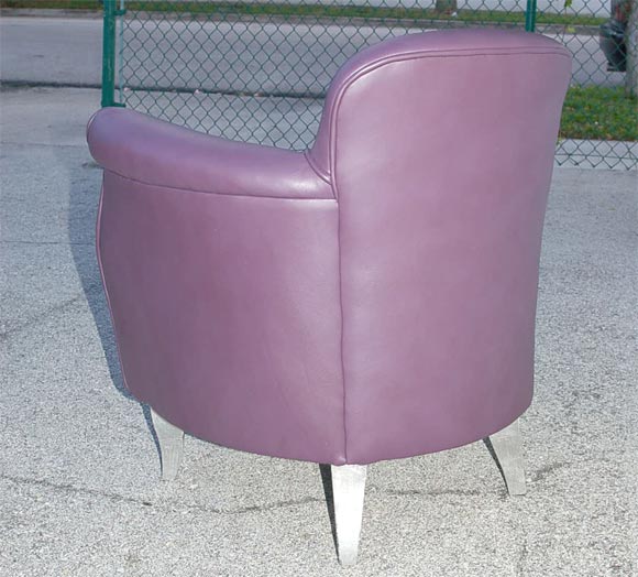 Mid-20th Century Precious Purple Childs Chair