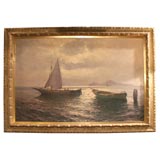 OIL On Board Seascape. OIL On Board Seascape.