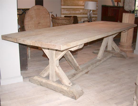Bleached Oak Dining Table