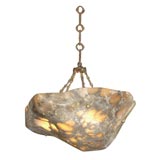 Large Contemporary Alabaster Ceiling Light
