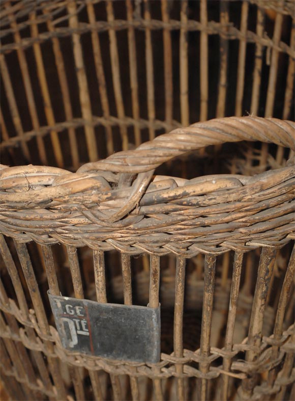 19th Century French  Wool  Baskets For Sale 3