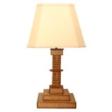 Machine Age-Shop Art Reticulated Table Lamp