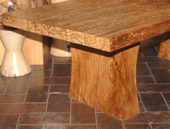 Indonesian Solid Teak Dining Table (ref# A503) For Sale