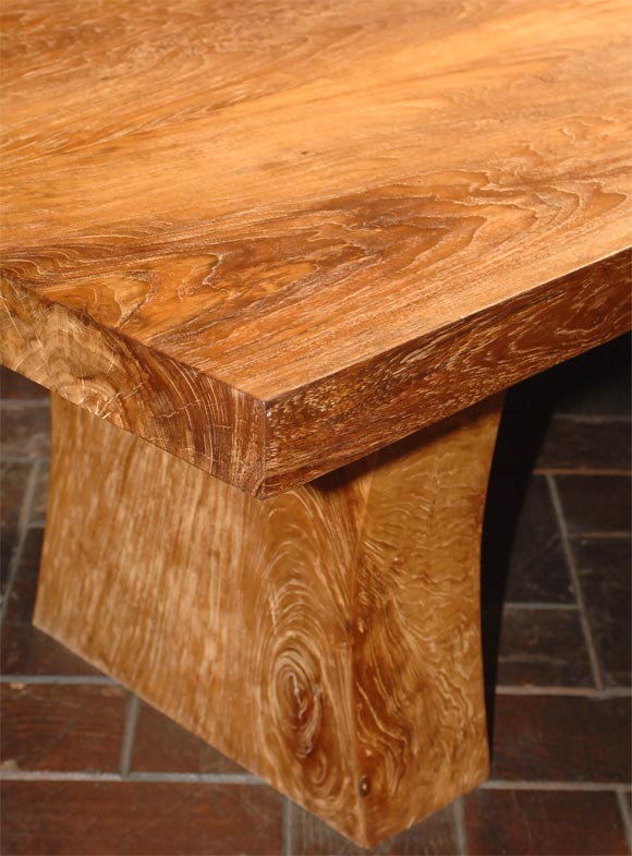 Solid Teak Dining Table (ref# A503) For Sale 2