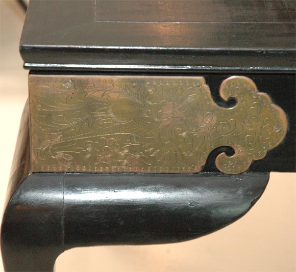 Decorative Game Table With Inlaid Chess Board 3