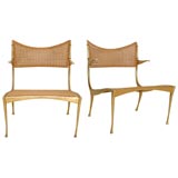 Rare Pair Dan Johnson Gazelle Chairs