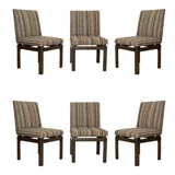 Set Of 6 Michael Taylor for Baker Dining Chairs